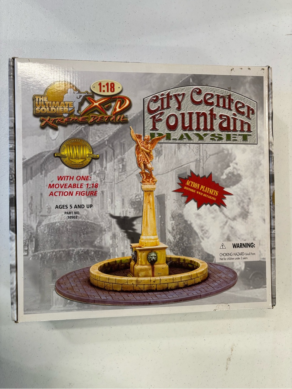 XD City Center Fountain Playset - Yellow